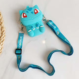 Cartoon 3D Earphone Case For Airpods 1 2 Silicone Cover - Blue