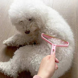 Portable Manual Hair Removal Carpet Wool Coat Clothes Shaver Pink