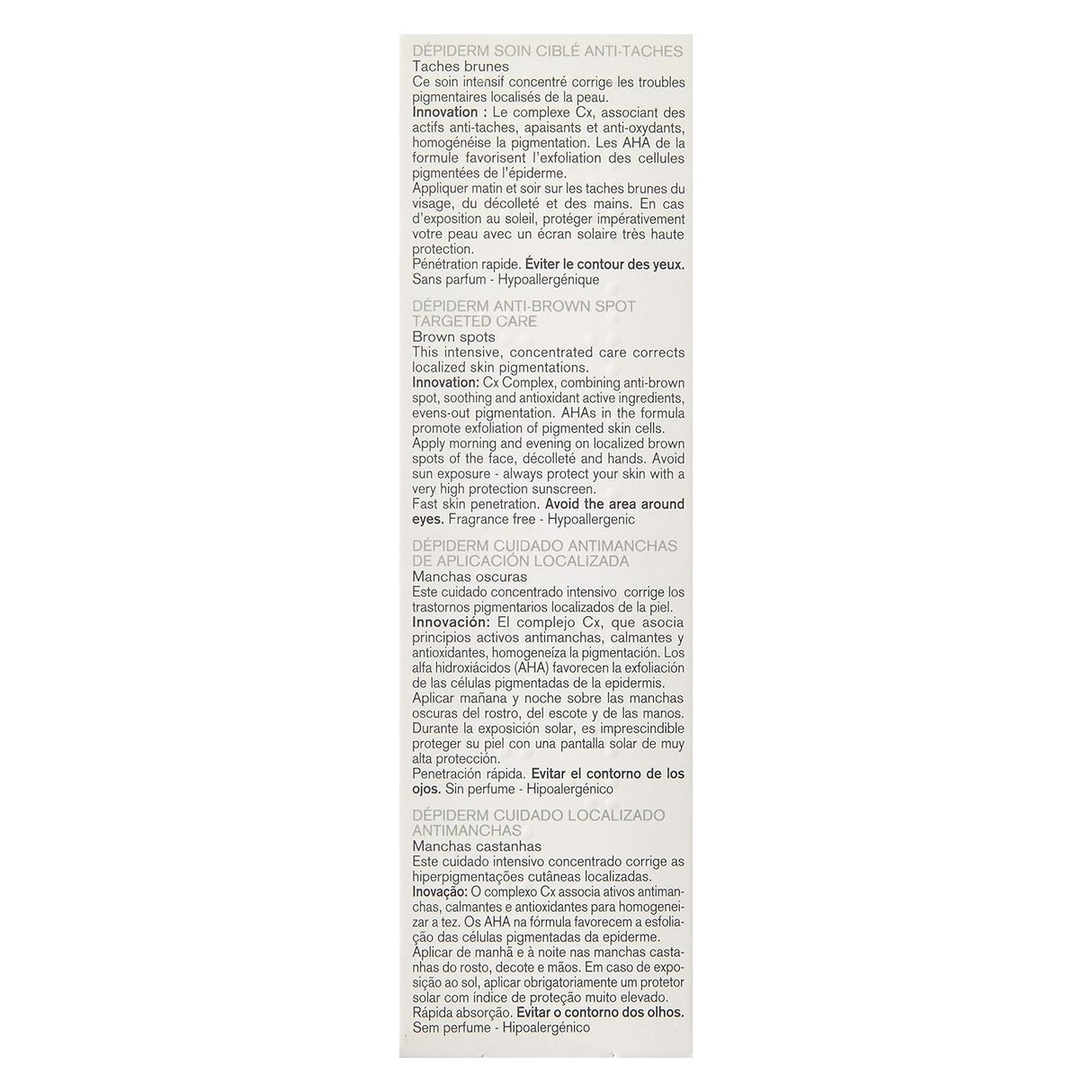 DEPIDERM ANTI BROWN SPOT TARGETED CARE 15ML - Shop N Save