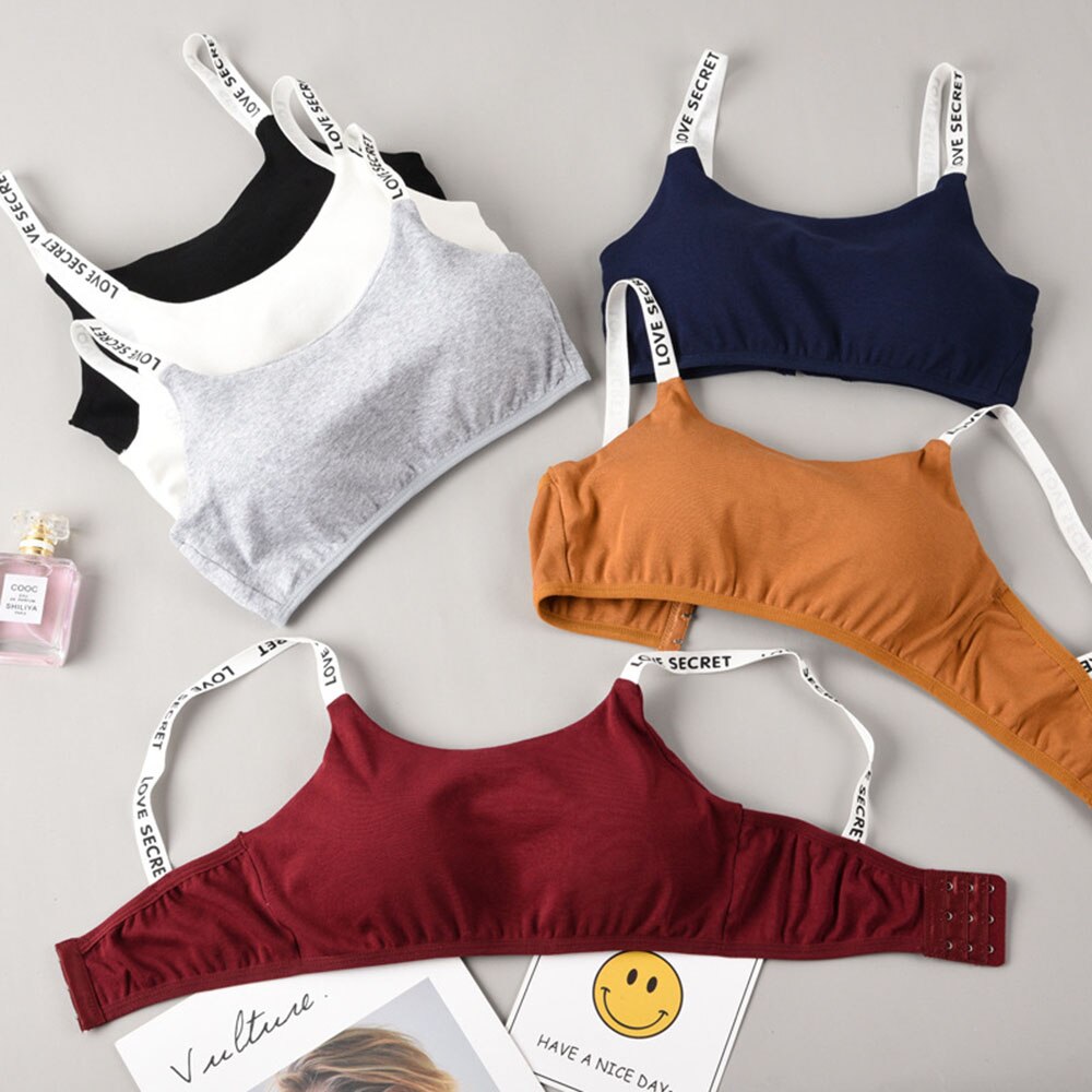 Seamless Bras Detachable Padded Sling Cotton - White - Shop N Save
