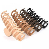 4 Pcs Geometric Hair Barrette Hair Elegant Clip Hollow Hairpin Multicolor