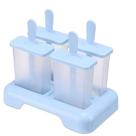 4 Pcs Ice Cream Mould Dust-Proof (Blue) - Shop N Save