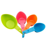 4 PCS Measure Tools Measuring Cups Plastic Home Kitchen - Multi Colour