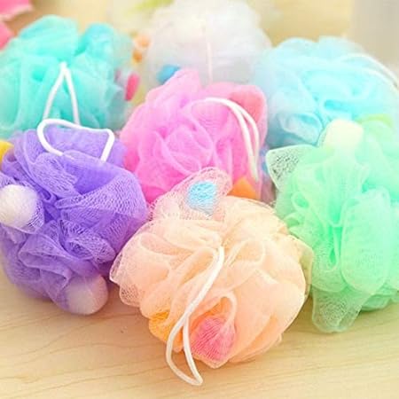 Shelter Purple Bath Sponge: Super Soft, Fluffy Puffy Loofah - Shop N Save