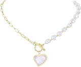 Light Luxury Love Pendant: High-End Pearl Necklace - Shop N Save