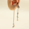 Copper Star Moon Earrings: Celestial Fashion with Tassels - Shop N Save