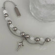 Punk Star Bracelet: Multi-layer Titanium Steel, Pearl Bear Accent - Shop N Save