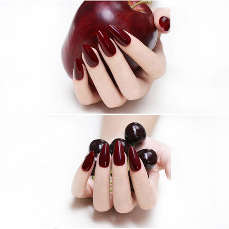 Fashion Plus Nail Polish - Dark Cherry Red (48)