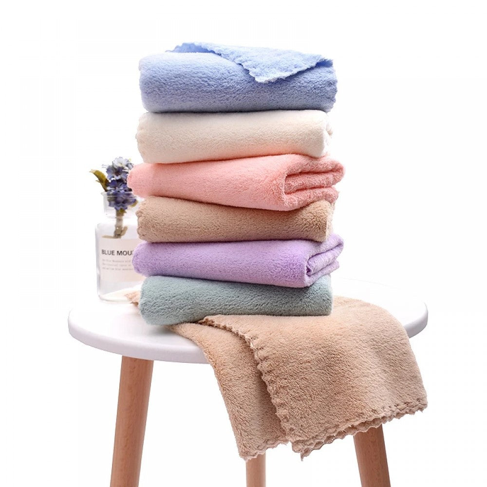 High Quality Fiber new born Home Cleaning Towel 25x25cm-Blue