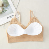 Korean Style Lace Beauty Chest Padded Bra - Wine Red - Shop N Save