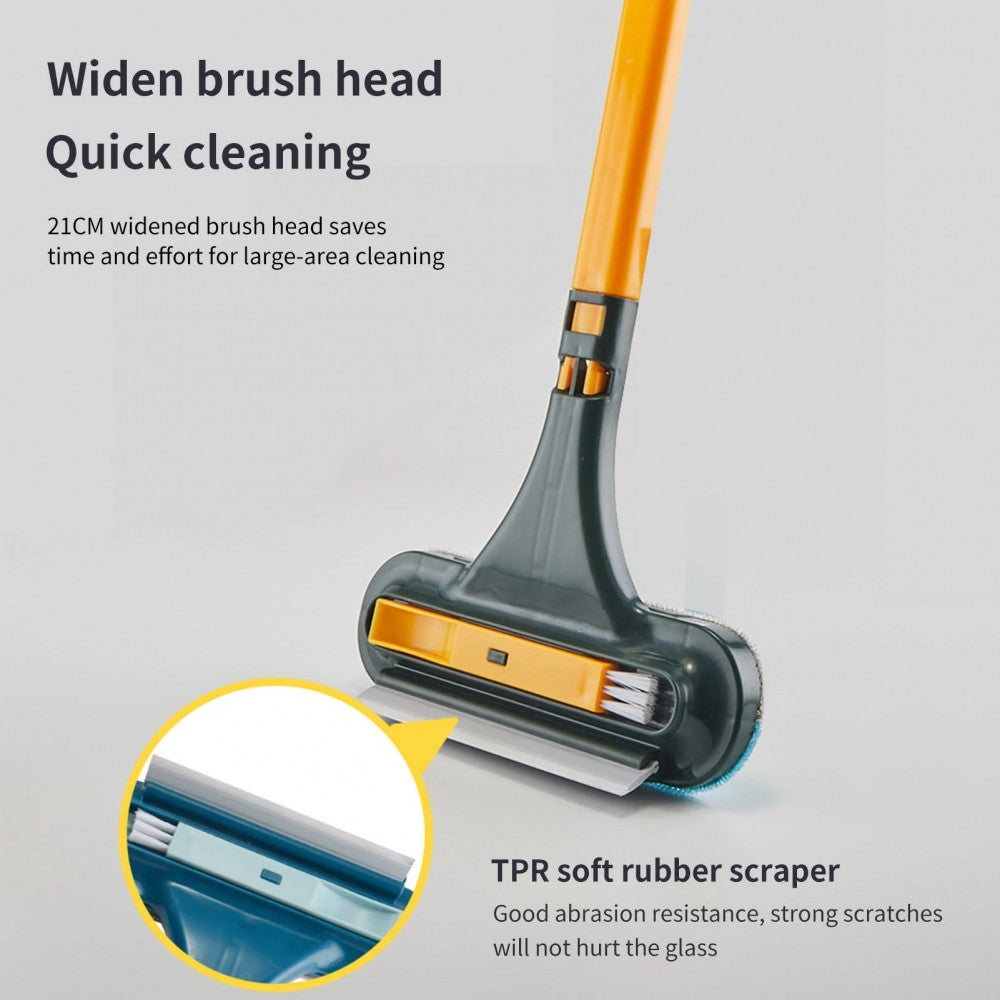 Window Screen Cleaner 2 In 1 Multifunction Glass Cleaning - Dark Blue