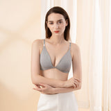 Front Closure Cotton Backless Comfort Bra - White - Shop N Save
