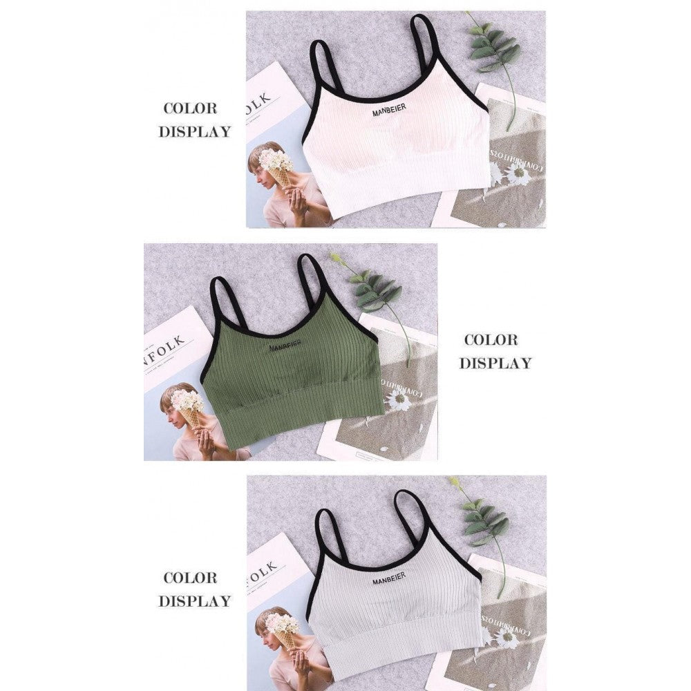 OLOEY Bra For Women Gym Crop Top - Black - Shop N Save