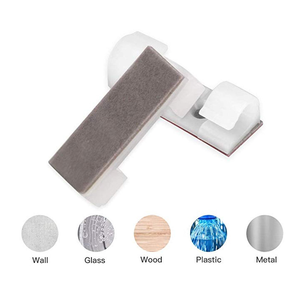 20 Pcs Strong Self Adhesive Cable Winder Management Clips with Screws