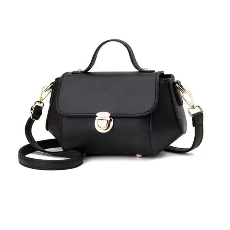 Chic Mini Crossbody: Classic, Adjustable, Versatile, Button Closure Elegance - Shop N Save
