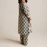 2 Piece Digital Print Kurti Salwar Set - Pure Cotton Collection Stylish Light Weight Cotton Fabric Suit Top Bottom Salwar Kameez Indian Pakistani Printed Suit For Casual Outdoor Dress - Multicolor - Shop N Save