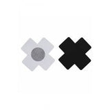 Cross Border Spot Black Ultra Thin Unisex Nipple Stickers Cover Cross Black - Shop N Save