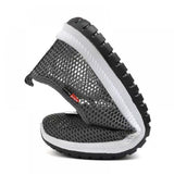 Sneakers for MEN Lightweight Breathable Non-Slip Soft And Comfortable Shoes For Walking Running Jogging Exercise Gym and Outdoor Office Casual Shoes - Gray