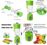 Portable USB Juicer: Rechargeable Blender for On-the-Go Mixing - 380ml - Shop N Save