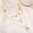 Boho Multilayer Moon Sequins Gold Necklace: Trendy Jewelry - Shop N Save