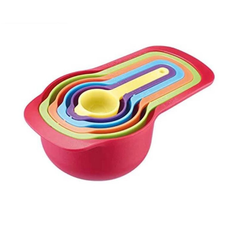6 Pcs Color Measuring Spoon Set - Kitchen-grade Baking Tool