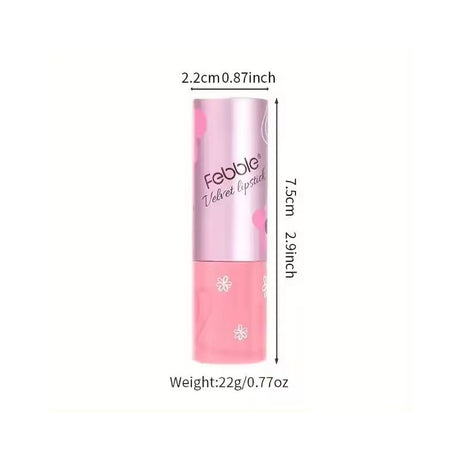 Febble Velvet Lipstick: Luxurious Matte Finish for Stunning Lips 1 pcs (01)