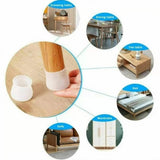 4 Pcs Chair Table Sofa Leg Rubber Feet Protector Floor Silicon Furniture Caps