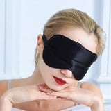 Silk Sleep Mask: Cooling Gel, Relaxing Massage for Tired Eyes