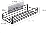 Adhesive Shower Holder: Rust-Resistant, Stainless Steel Organizer - Shop N Save