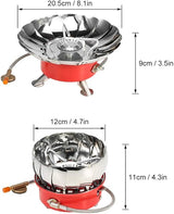 Windproof Gas Burner: Outdoor Stove, Extended Pipe, Ignition - Shop N Save
