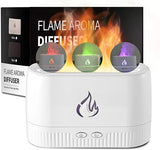 Flame Air Diffuser: Portable, Noiseless, Multicolor Lights, Aromatherapy - Shop N Save