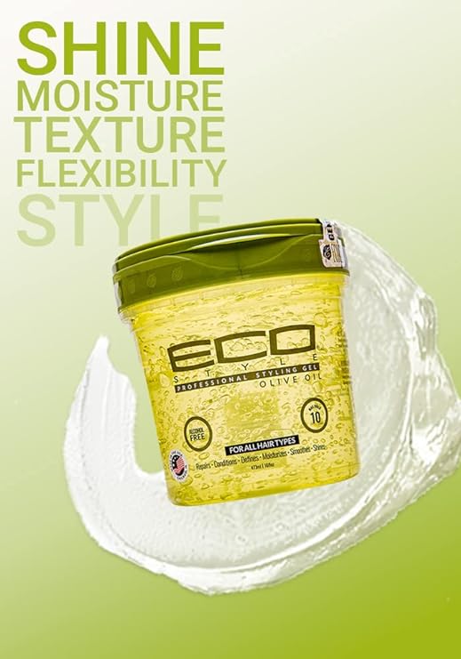 Hair Friendly Argan Oil Styling Gel (236ml): Strong Hold, Sustainable Haircare - Green - Shop N Save