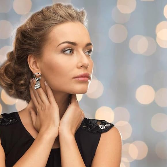 Fashion Diamond Pull Ring Earrings: Trendy Can Design, All Ages - Shop N Save