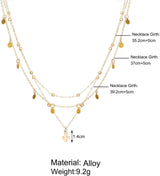 Gold Tree Coin Choker: 3-Piece Pendant Necklace Set - Shop N Save