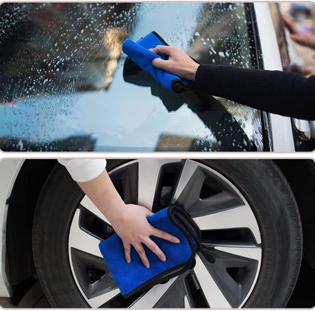 Microfiber Cleaning Cloths: Car, Bike, Window, Kitchen - Shop N Save