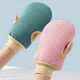 Three Piece Set Thick Rubbing Pull Bath Ball Towel - Pink - Shop N Save