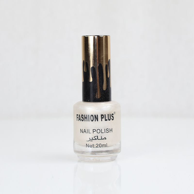 Fashion Plus Nail Polish: Sparkling White Glitter for Dazzling Nails(5)