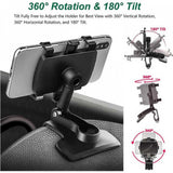 Car Mobile Phone Holder - Strong Grip Ball Head Car Mount Bracket Mobile Holder For All Type Of Car - Black