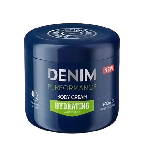 Denim Men's Body Cream: Non-Oily, Fast Absorbing, 24-Hour Hydration - Shop N Save