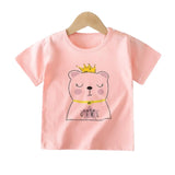 New Born Pure Cotton Short-Sleeved T-Shirt 0-7 Months Old - Pink - Shop N Save
