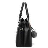 Stylish Double Hand Tote Slung Bag - Wine Red - Shop N Save