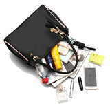 Large Capacity Simple Temperament Shoulder Bags - Black - Shop N Save