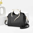 Fashion Trend Simple Single Shoulder Handbag - Black - Shop N Save