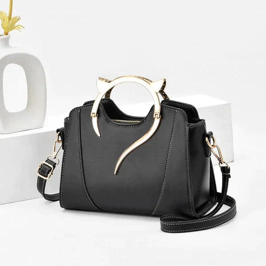 Fashion Trend Simple Single Shoulder Handbag - Black - Shop N Save