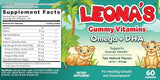 LEONA'S Kids Omega Gummies: 60 Count, Brain and Growth Support - Shop N Save