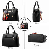 Fashion Large Capacity Stylish Shoulder Handbags - Blue - Shop N Save