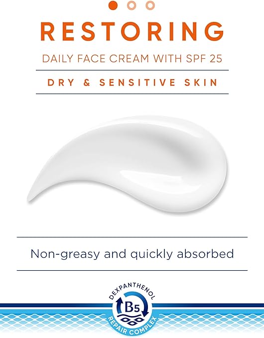 Bepanthen® DERMA Restoring Daily Face Cream with SPF 25, 50 ml pump bottle - Shop N Save