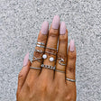 Bohemian Silver Stackable Rings: Vintage Comfort Fit for Women - Shop N Save