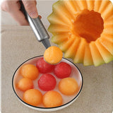 Stainless Steel Melon Baller Set - Dual Side Carving Tool for DIY Fruit Salads and Ice Cream Scooping - Shop N Save