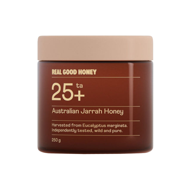 REAL GOOD HONEY JARRAH TA25+ 250G JAR - Shop N Save